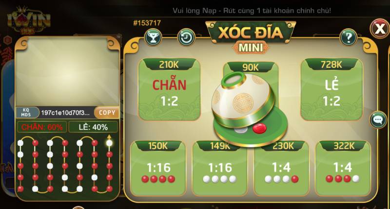 Mẹo Chơi Xóc Đĩa Mini Hiệu Quả Từ Cao Thủ Dày Dặn 1 Mẹo Chơi Xóc Đĩa Mini Hiệu Quả Từ Cao Thủ Dày Dặn