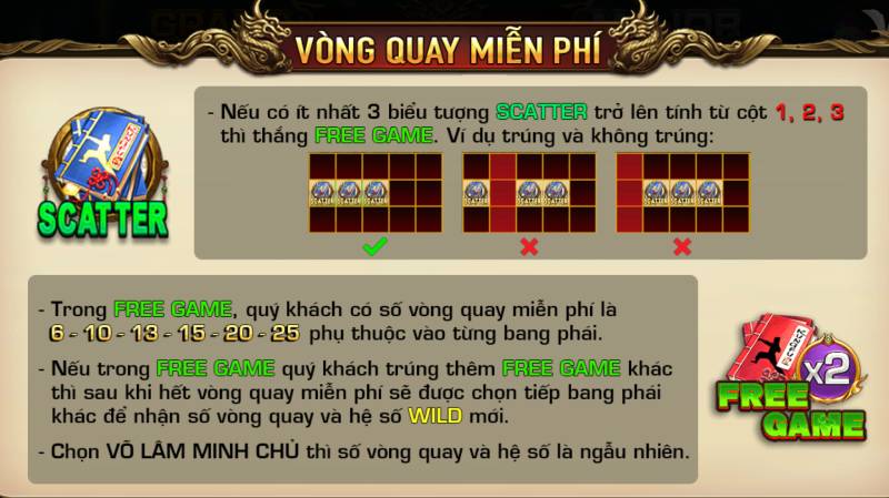 Võ Lâm Truyền Kỳ – Nổ Hũ Với Hành Trình Chinh Phục Giang Hồ 4 Tính Năng Free Game – Vòng Quay Miễn Phí
