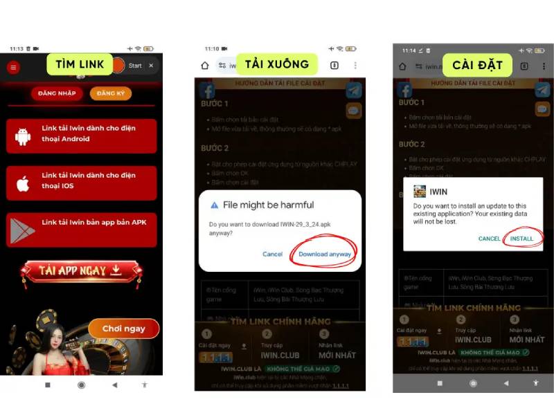 Hướng Dẫn Tải App iWin – Thế Giới Cá Cược Đỉnh Cao Trên Điện Thoại 4 tai iwin apk